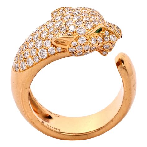 cartier panthere ring replica|cartier panther ring diamond.